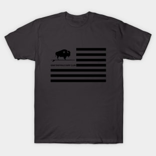 Surfing Buffalo - Flag Design T-Shirt